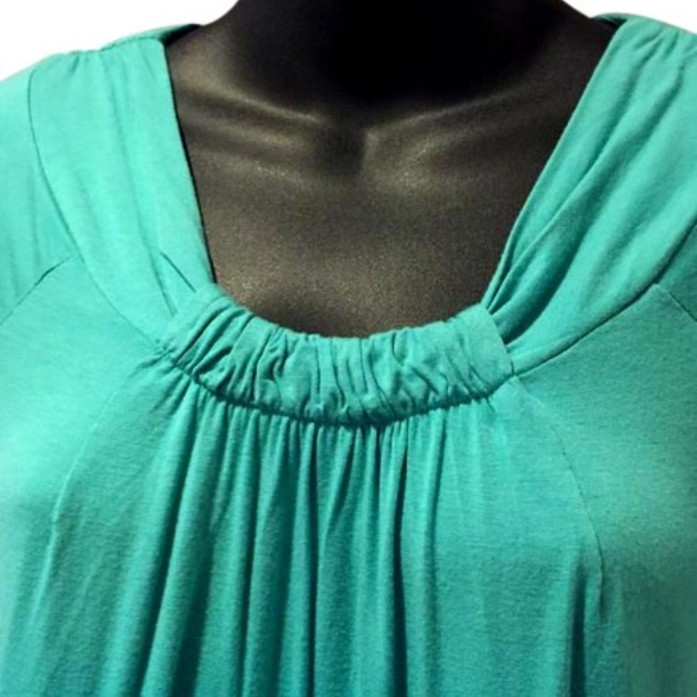 Joseph Abboud Cyan Blouse ~  Size Petite Medium